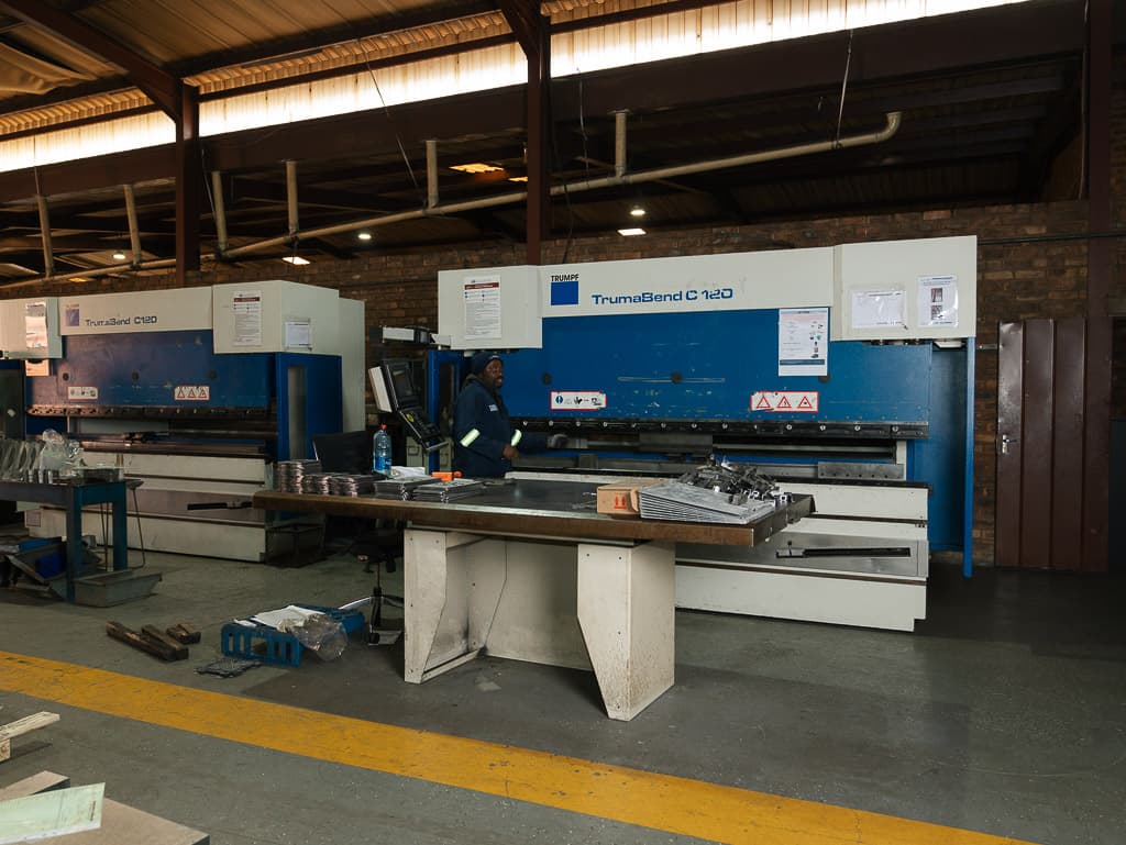 Trumpf TruBend CNC press brakes for sheet metal bending at Foxtron Engineering